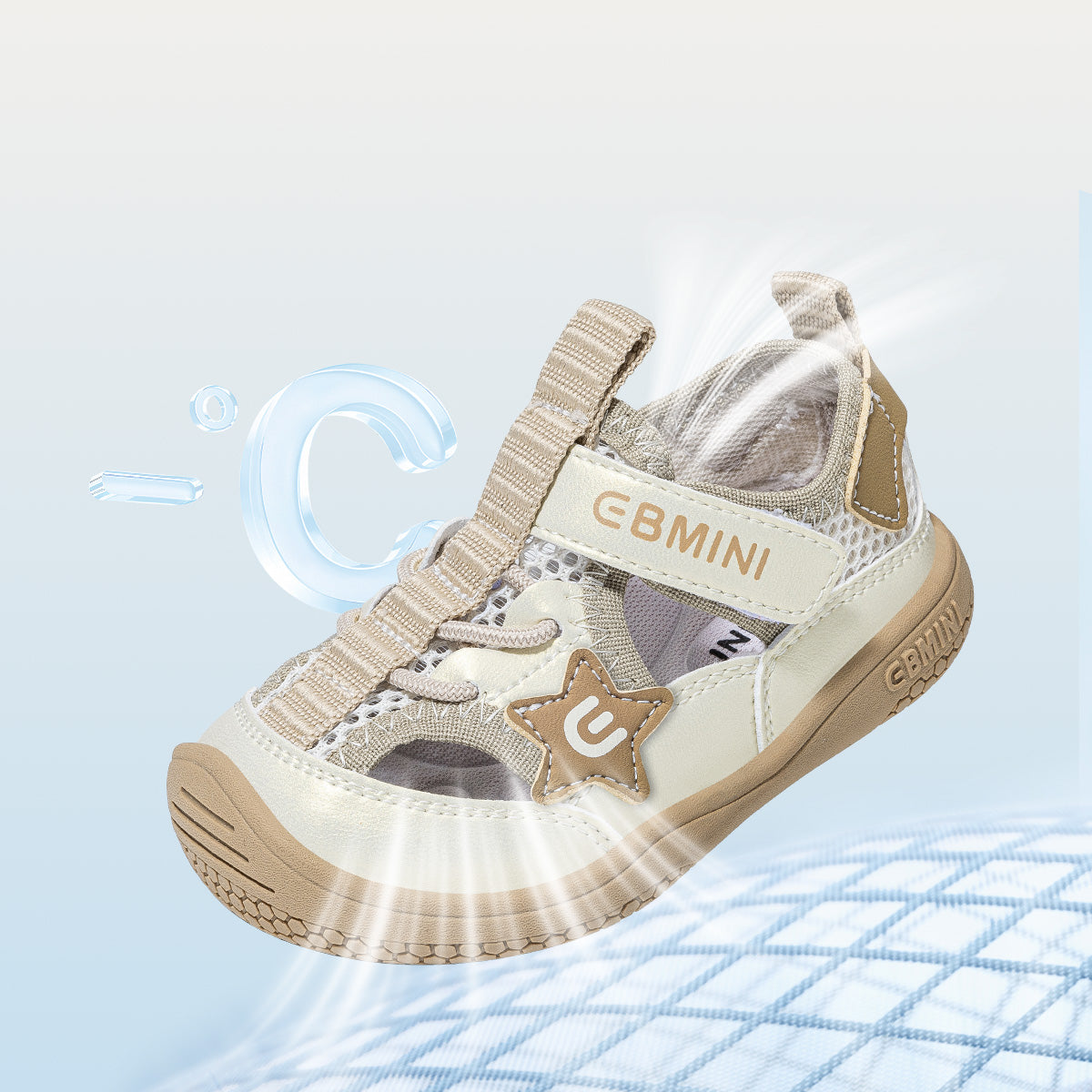 EBMINI STAR unisex summer sandals for everyday outdoor play