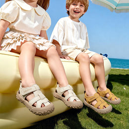 EBMINI STRIDE toddler sandals with a roomy wide toe box