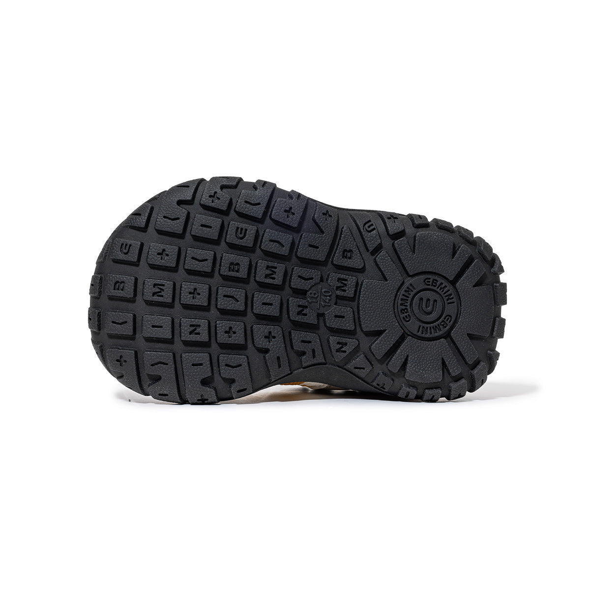 EBMINI STRIPE soft sole construction detail