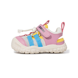 EBMINI STRIPE dual-closure sandals for active children