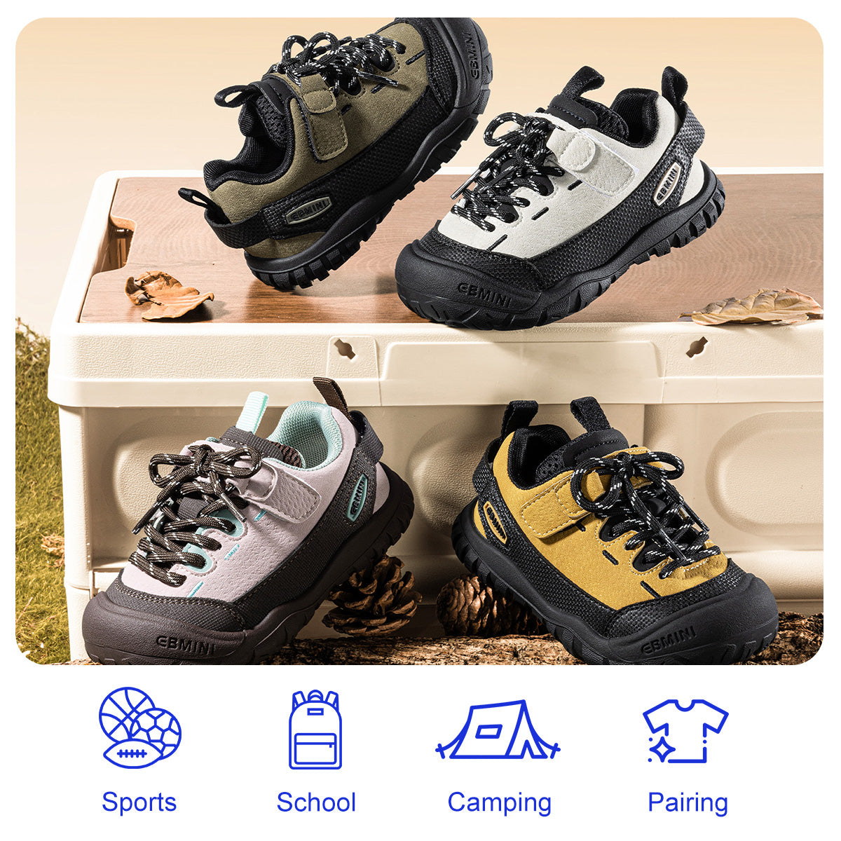 EBMINI SUMMIT shoes with protective toe coverage