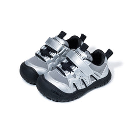 Pair of beige EBMINI SUMMIT outdoor toddler sneakers