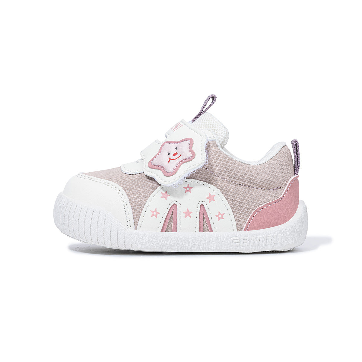 EBMINI SUNNY first walker sneaker heel construction detail