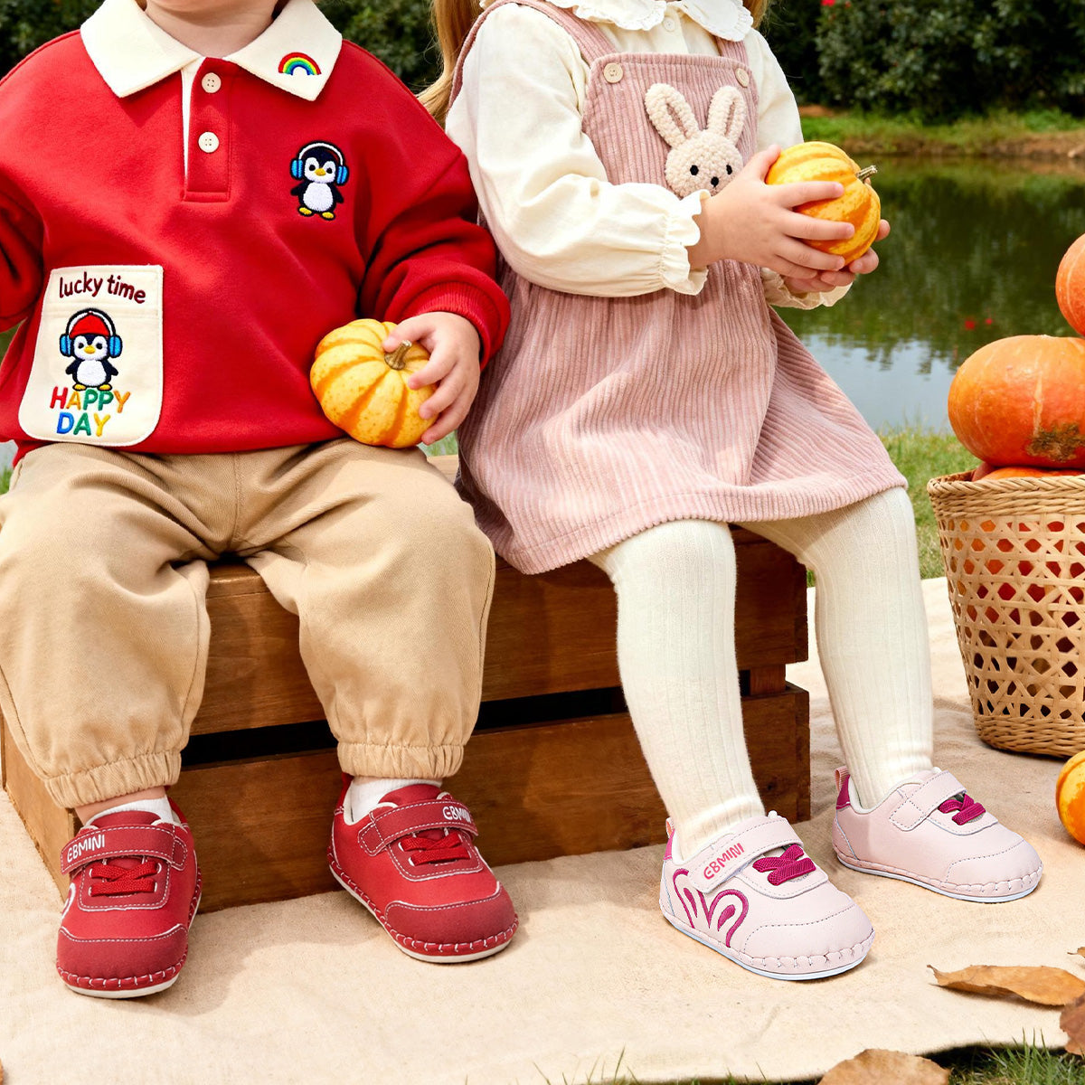 EBMINI SWEETHEART baby first-walker shoes side profile