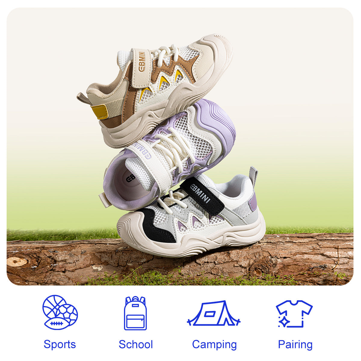 EBMINI SWELL low-top toddler sneakers for everyday play