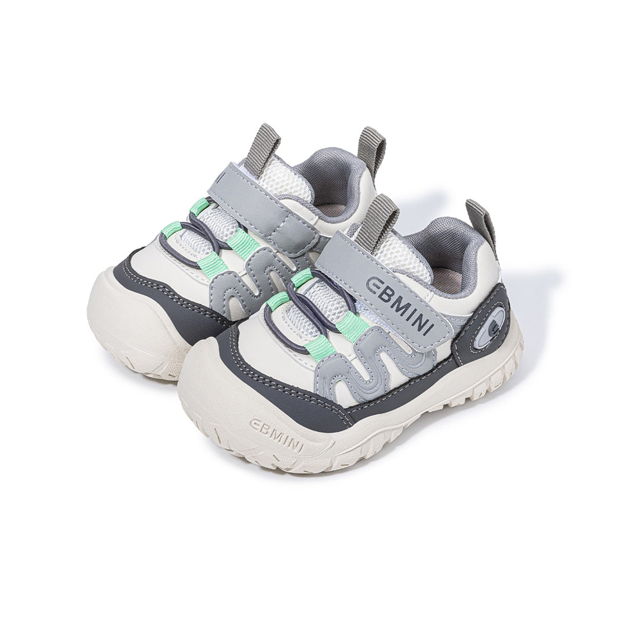 EBMINI SWIRL pair of wide-toe barefoot toddler sneakers