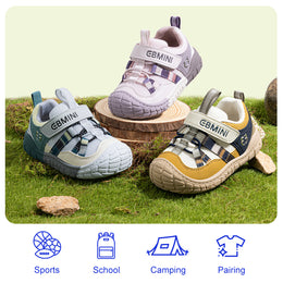 EBMINI TEAL lightweight trail sneakers for everyday play