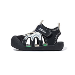 EBMINI TIDE closed-toe sandal construction detail