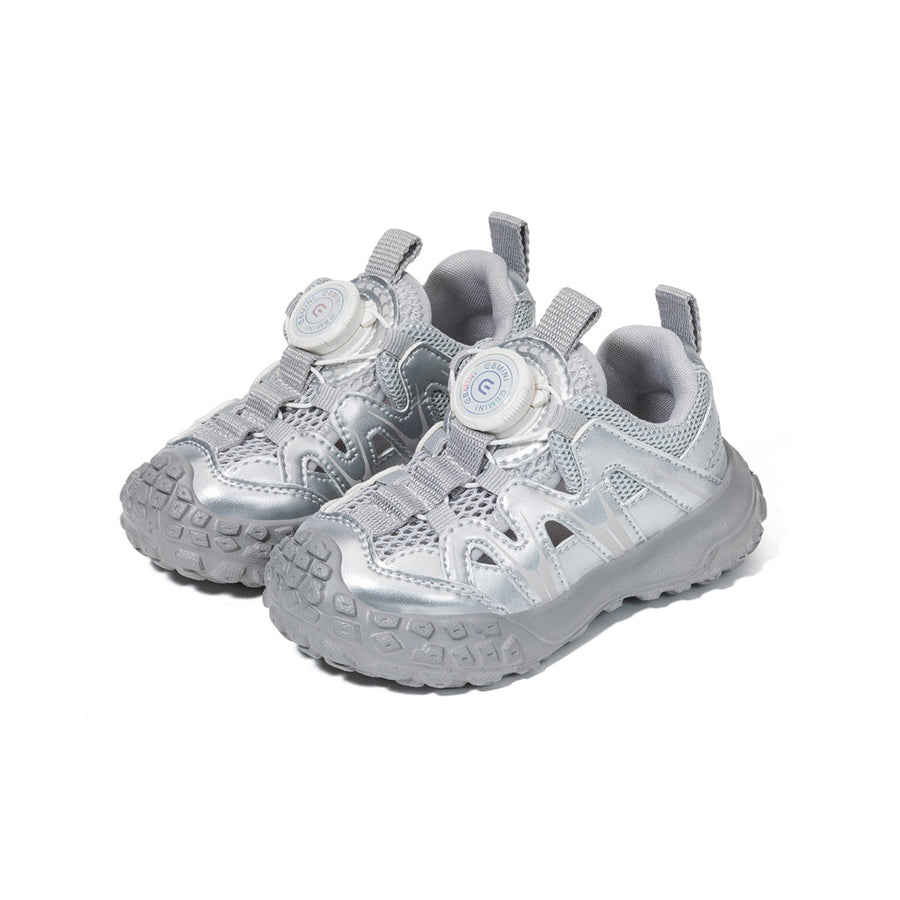 EBMINI TORQ wide-fit toddler sneakers with a rotary dial closure
