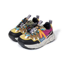 EBMINI TORQUE wide-fit kids hiking sneakers with a rotary dial closure