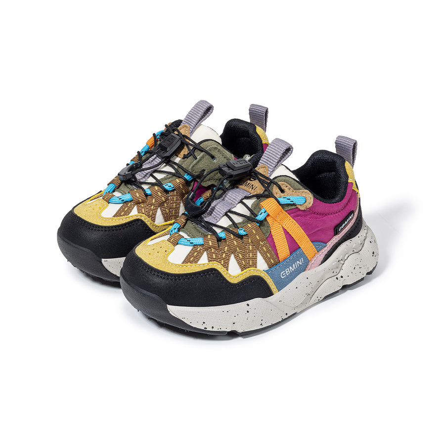 EBMINI TORQUE wide-fit kids hiking sneakers with a rotary dial closure