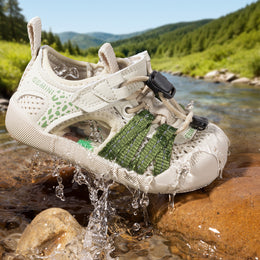 EBMINI TRAIL toddler sandals with bungee laces and a hook-and-loop strap