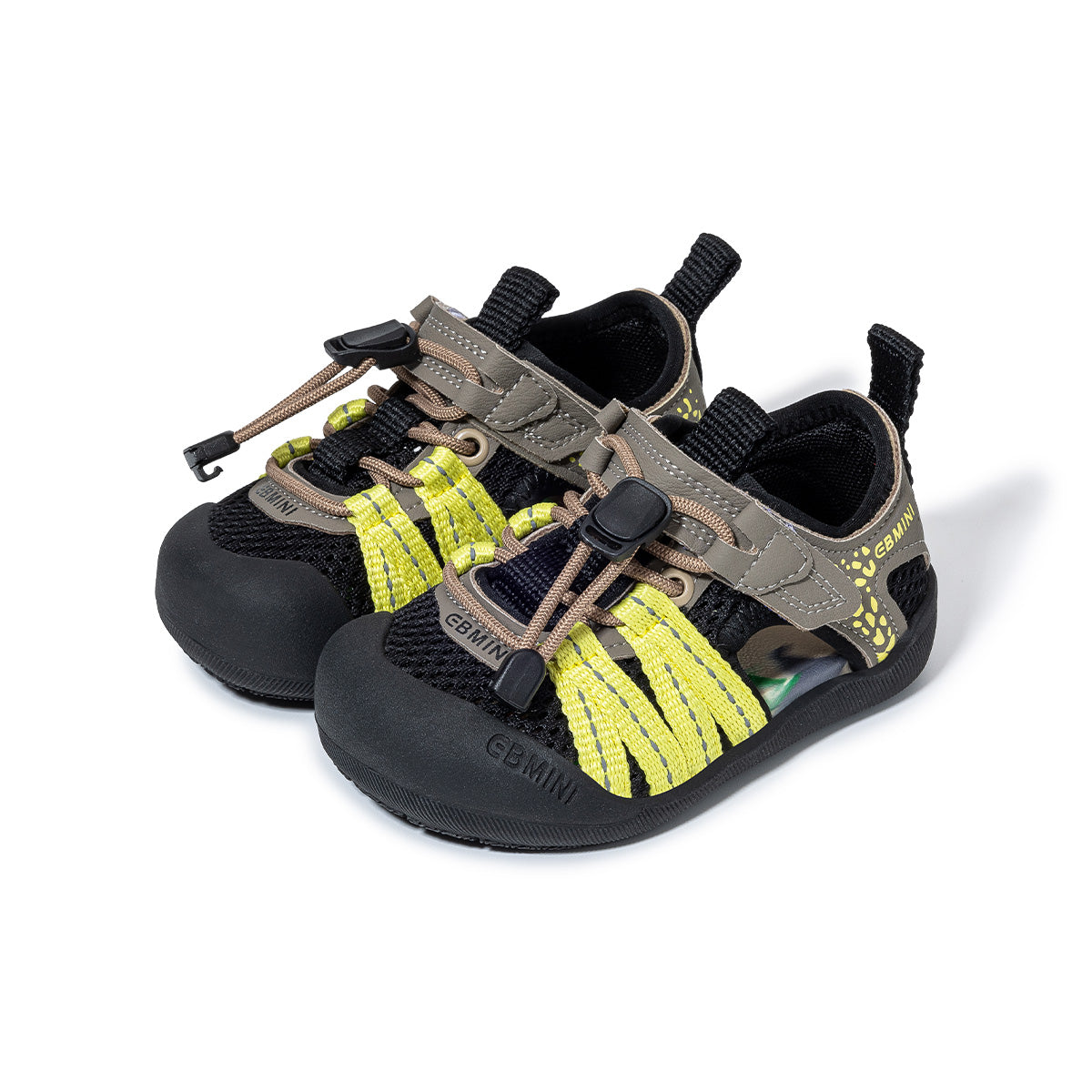 EBMINI TRAIL wide-fit closed-toe toddler sandals in an outdoor-inspired design