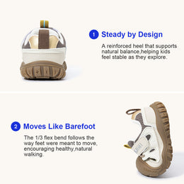 EBMINI TRAILBLAZE toddler sneaker wraparound toe bumper detail