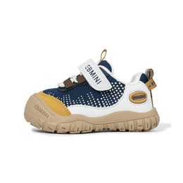 EBMINI TREAD trail toddler sneaker view with a wide toe box