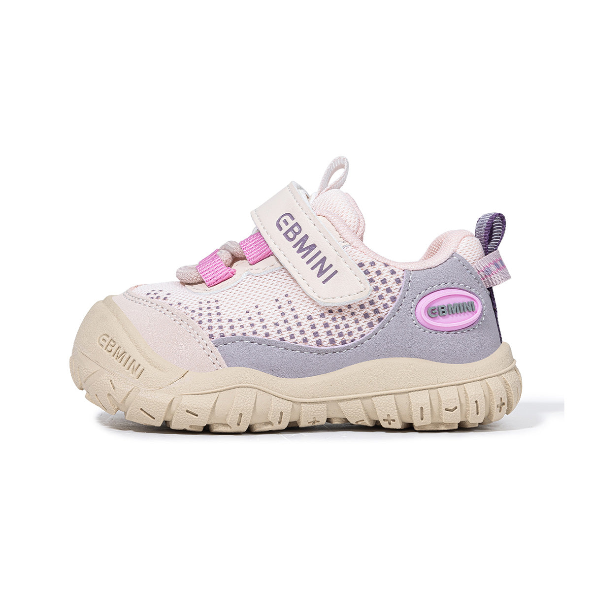 EBMINI TREAD closed-toe toddler sneaker toe overlay detail