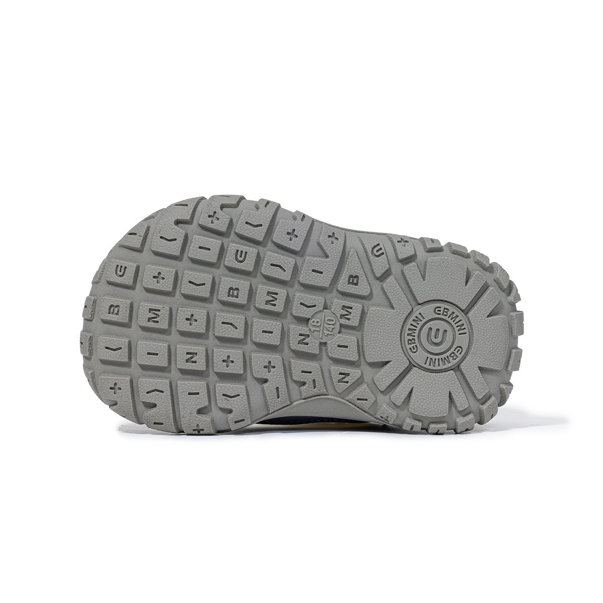 EBMINI TREAD toddler trail sneakers shown during an outdoor activity