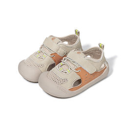 EBMINI TREK wide-fit outdoor toddler sandals in a colorblock design