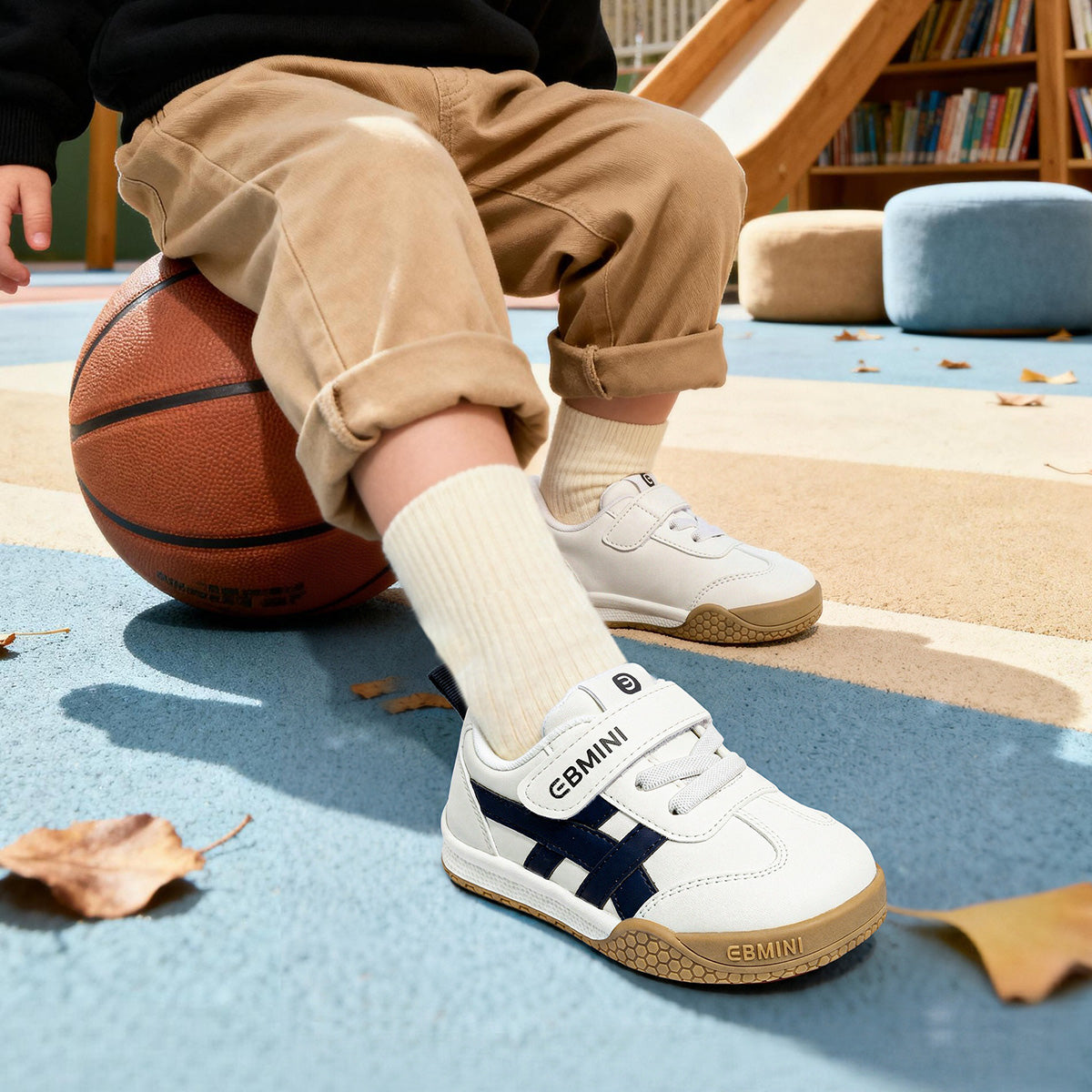 EBMINI TWIN wide toe box detail shown from the front