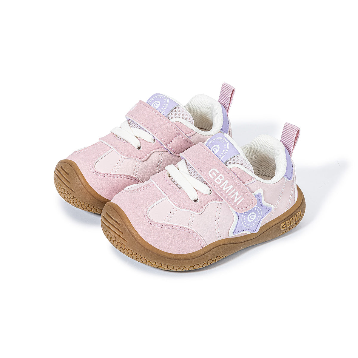 EBMINI TWINKLE wide-fit star toddler sneakers in a playful color-block design