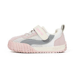 EBMINI VAPOR toddler sneakers with a wide toe box shown from the front