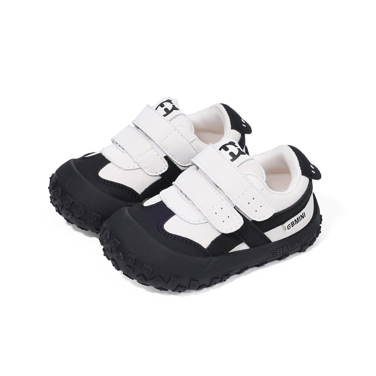 EBMINI VAULT retro toddler sneakers with a secure adjustable closure