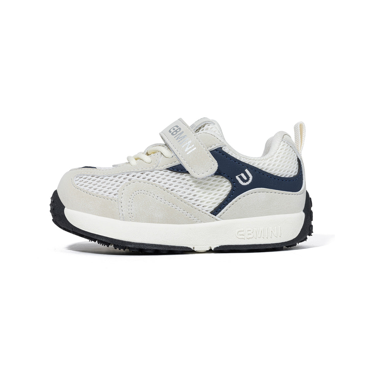 EBMINI VELO toddler sneakers with a wide toe box shown from the front