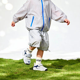 EBMINI VELO breathable mesh toddler sneakers in a retro low-top design