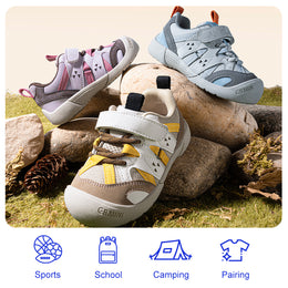 EBMINI VENTURE toddler sneaker wraparound toe bumper detail