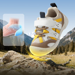 EBMINI VENTURE toddler sneakers with fixed bungee-style elastic laces
