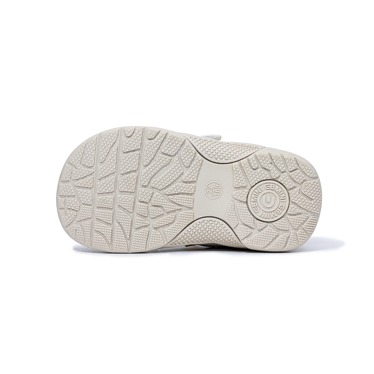 EBMINI VENTURE toddler sneaker rubber outsole shown during outdoor wear
