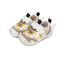 EBMINI VENTURE trail-style toddler sneakers shown during outdoor wear