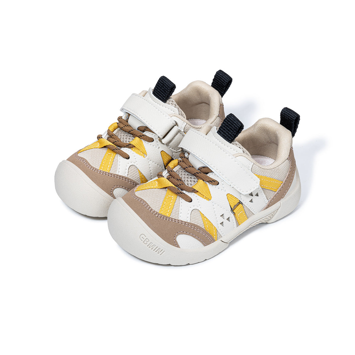 EBMINI VENTURE trail-style toddler sneakers shown during outdoor wear
