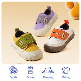 EBMINI VIOLET toddler walking shoe wide toe box detail