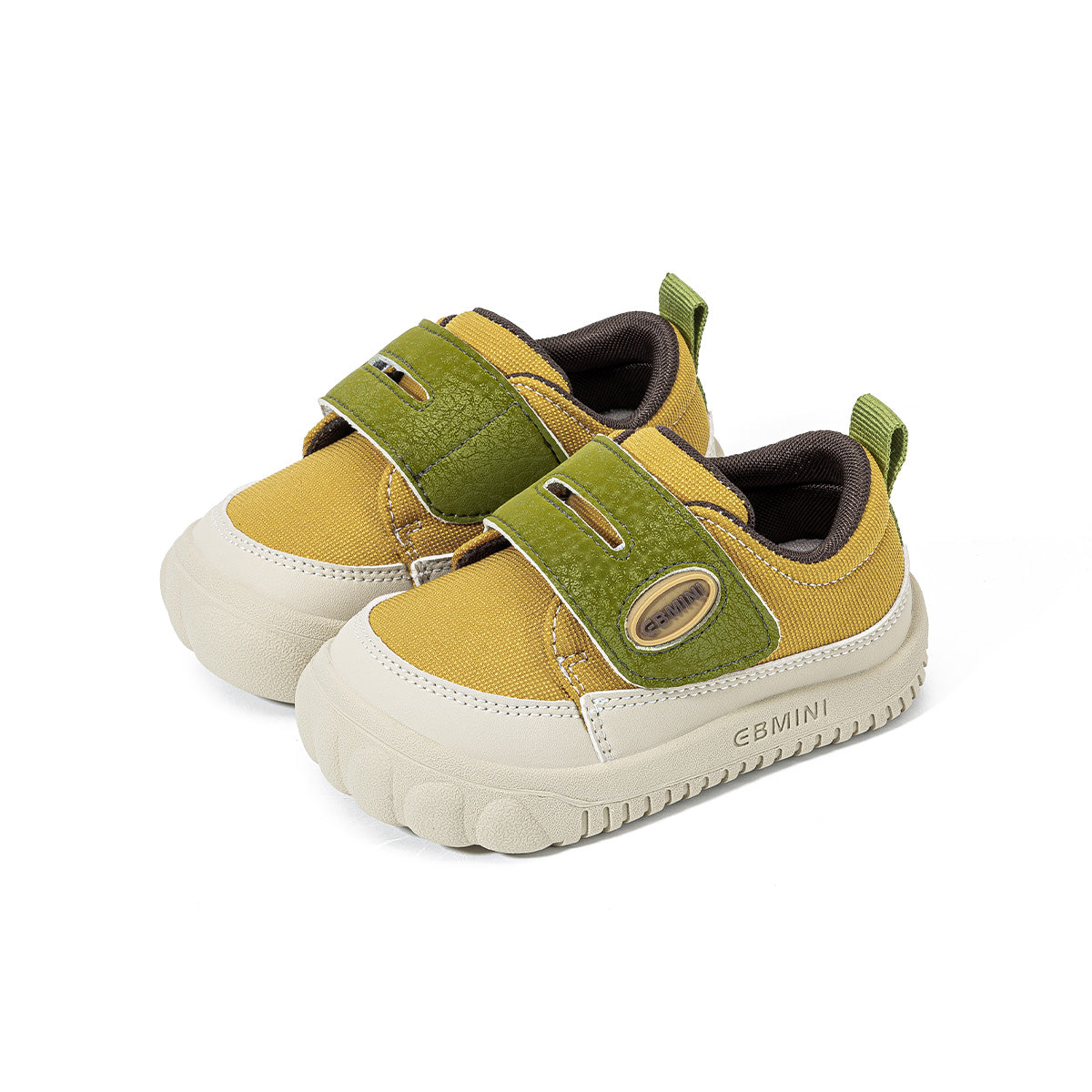 EBMINI VIOLET canvas toddler sneaker outsole and side profile detail