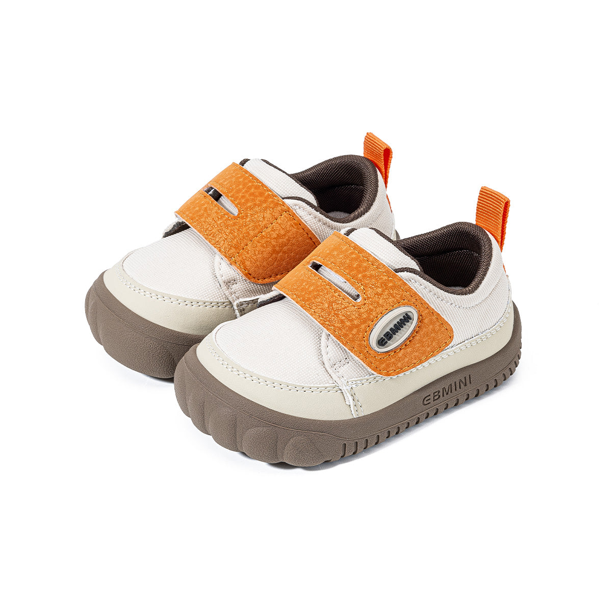 EBMINI VIOLET canvas toddler walking shoes in Purple, Yellow, and White