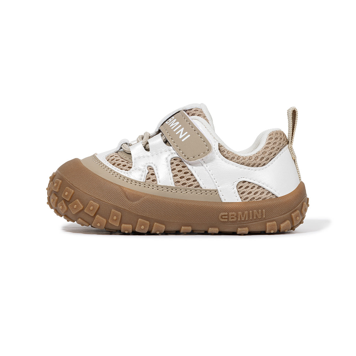 EBMINI VISTA toddler sneakers with a wide toe box shown from the front