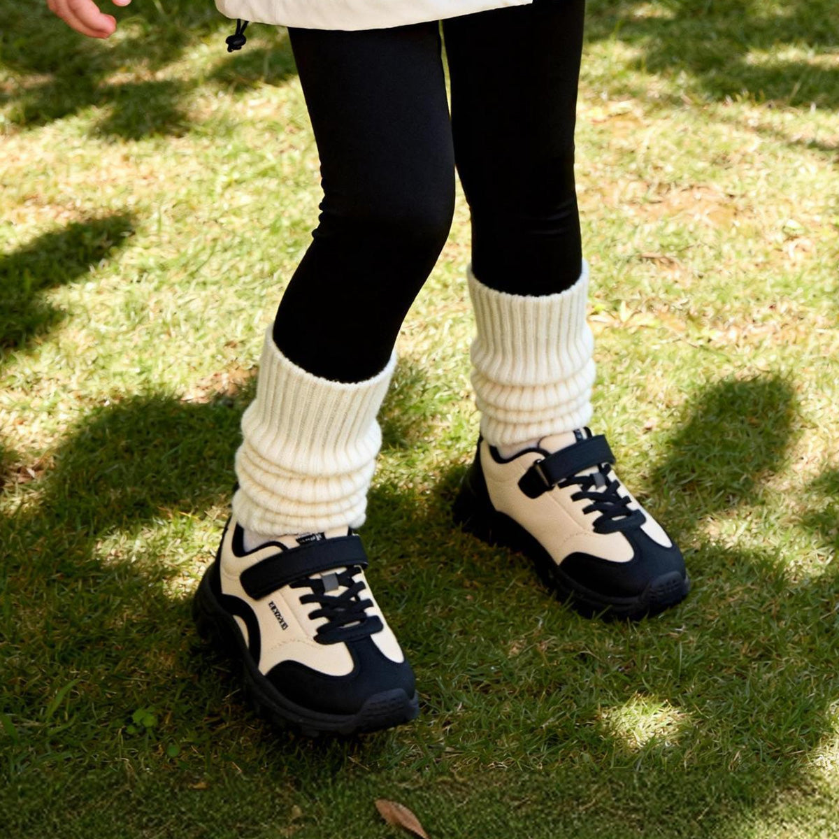 EBMINI WAKE toddler sneakers with bungee laces and hook-and-loop strap