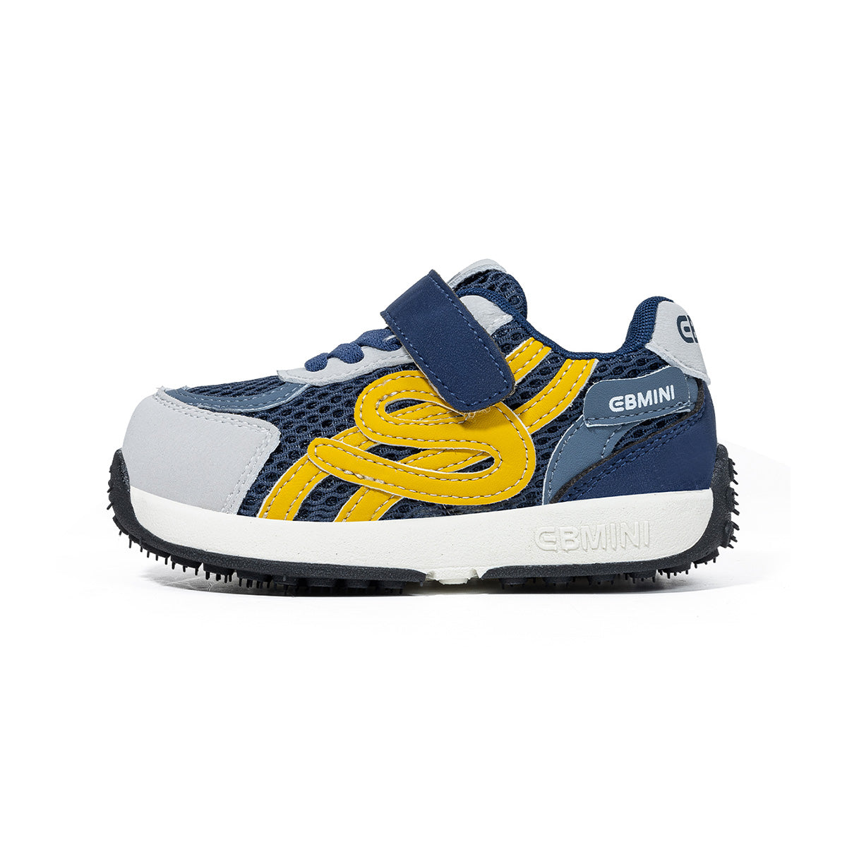 EBMINI WARP toddler sneaker mesh and contrast overlay detail