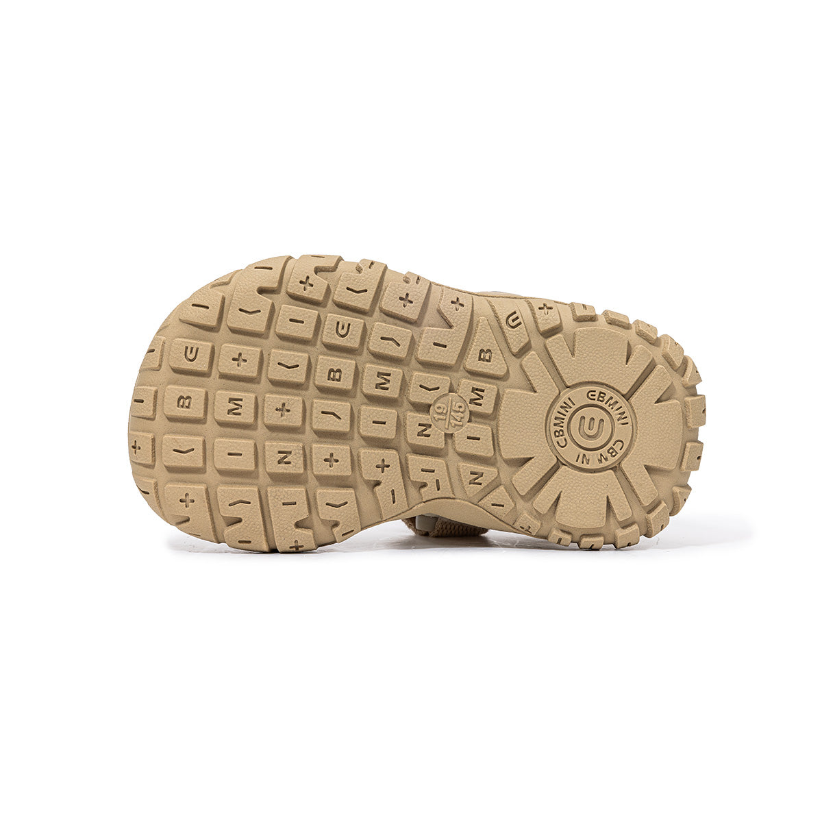 EBMINI WAVE toddler sandals with raised rubber toe edge