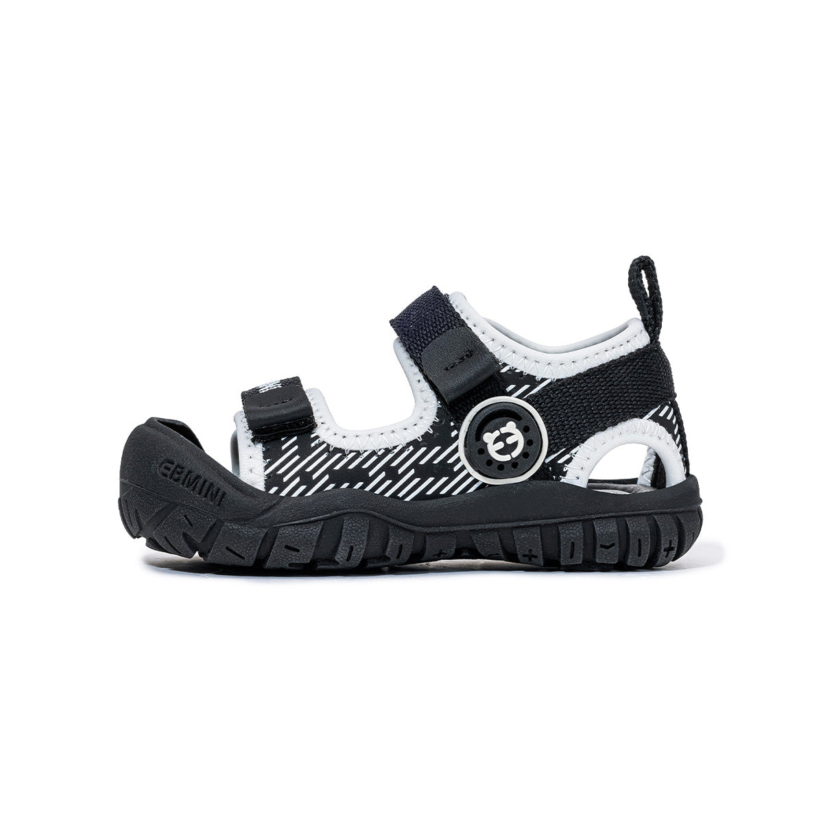 EBMINI WAVE ventilated mesh toddler sandals shown from the side