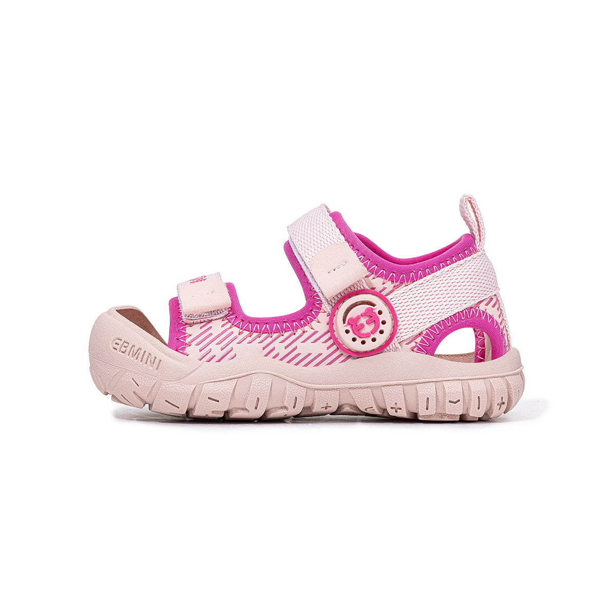 EBMINI WAVE mesh upper and rubber outsole construction detail