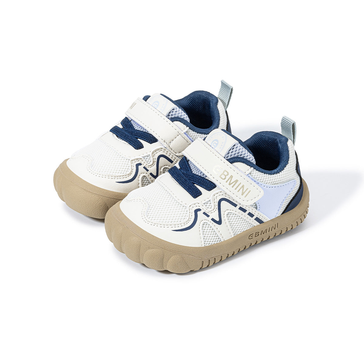 EBMINI WAVEY wide toe colorblock toddler sneakers