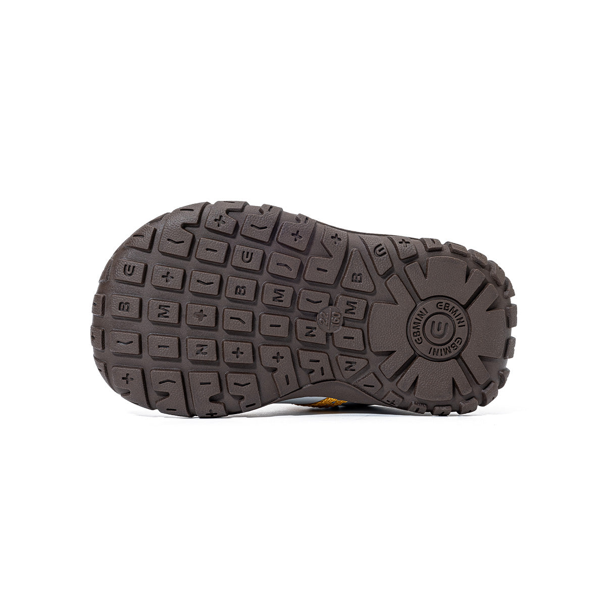 EBMINI WEAVE rubber outsole with visible tread pattern