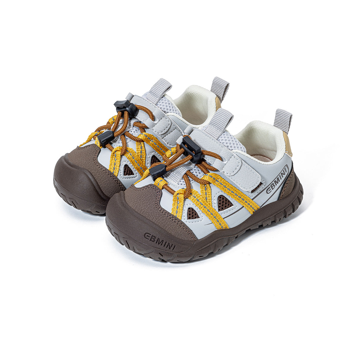 EBMINI WEAVE breathable mesh and colorful cross-strap upper detail