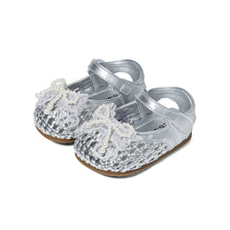 EBMINI WOVEN dressy toddler Mary Jane shoes for family occasions