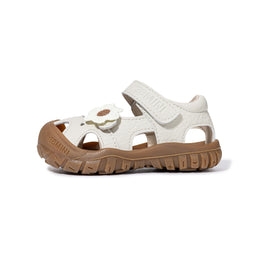 EBMINI WREN wide-fit closed-toe toddler sandals shown from the front