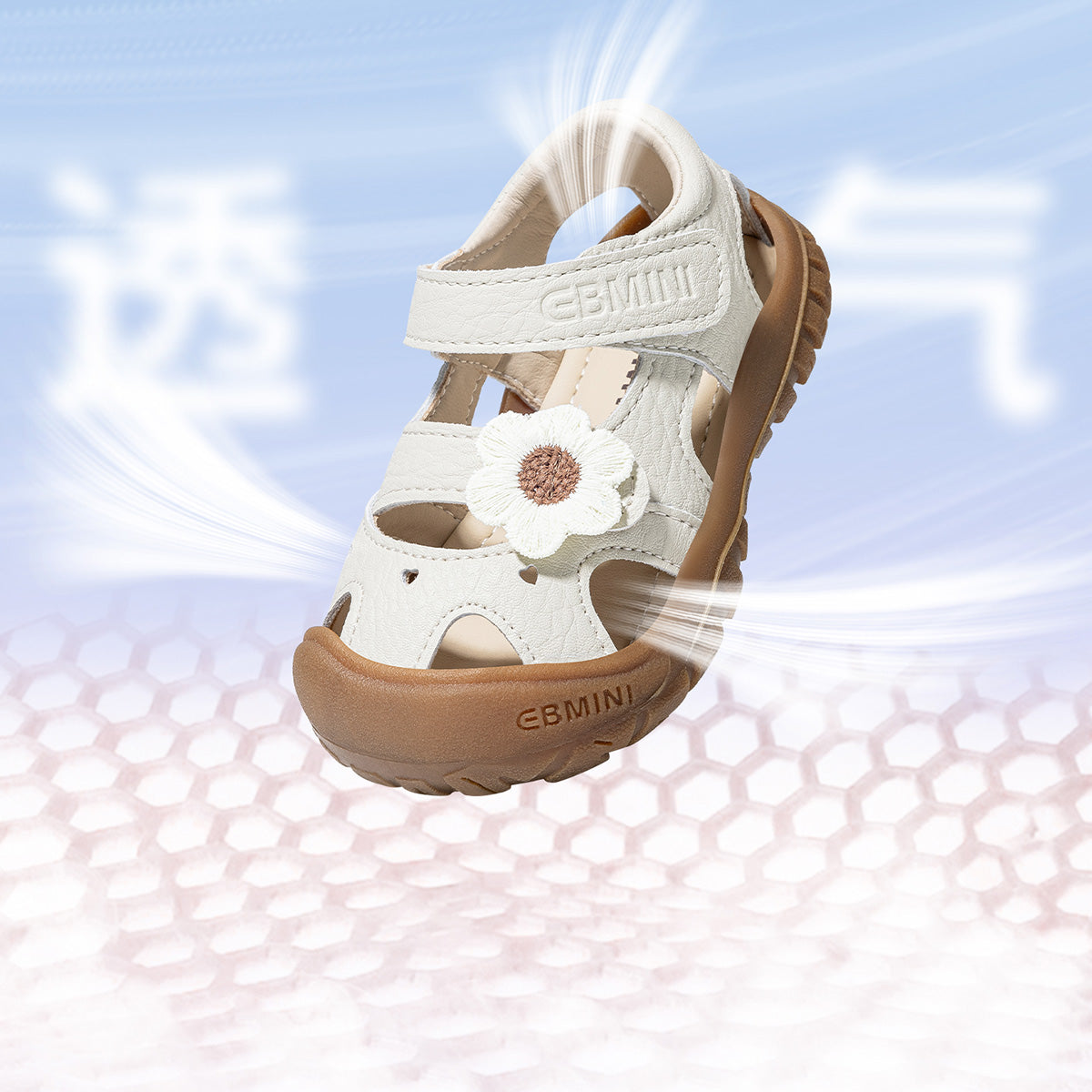 EBMINI WREN floral toddler sandals for warm-weather outings