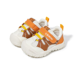 EBMINI ZEAL soft-sole toddler sneakers shown in motion