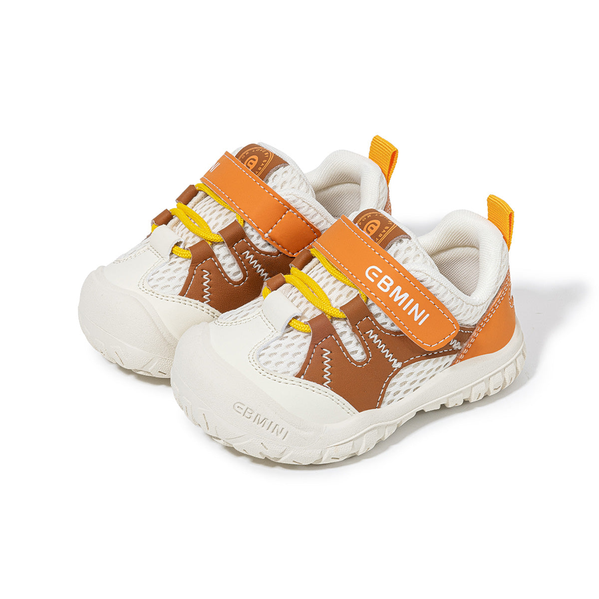 EBMINI ZEAL soft-sole toddler sneakers shown in motion